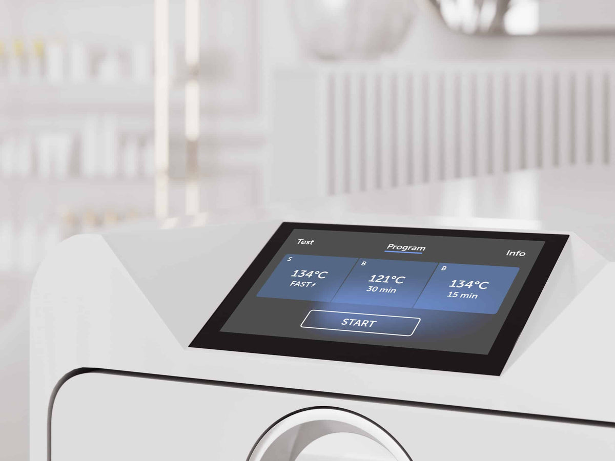 Enbio S Autoclave  touch screen