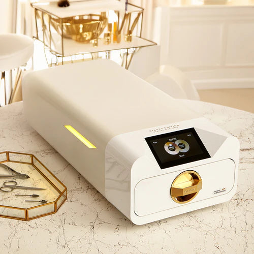 Enbio S Beauty Edition Autoclave in a beauty salon
