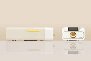 Enbio S Beauty Edition Autoclave side 
view and front view