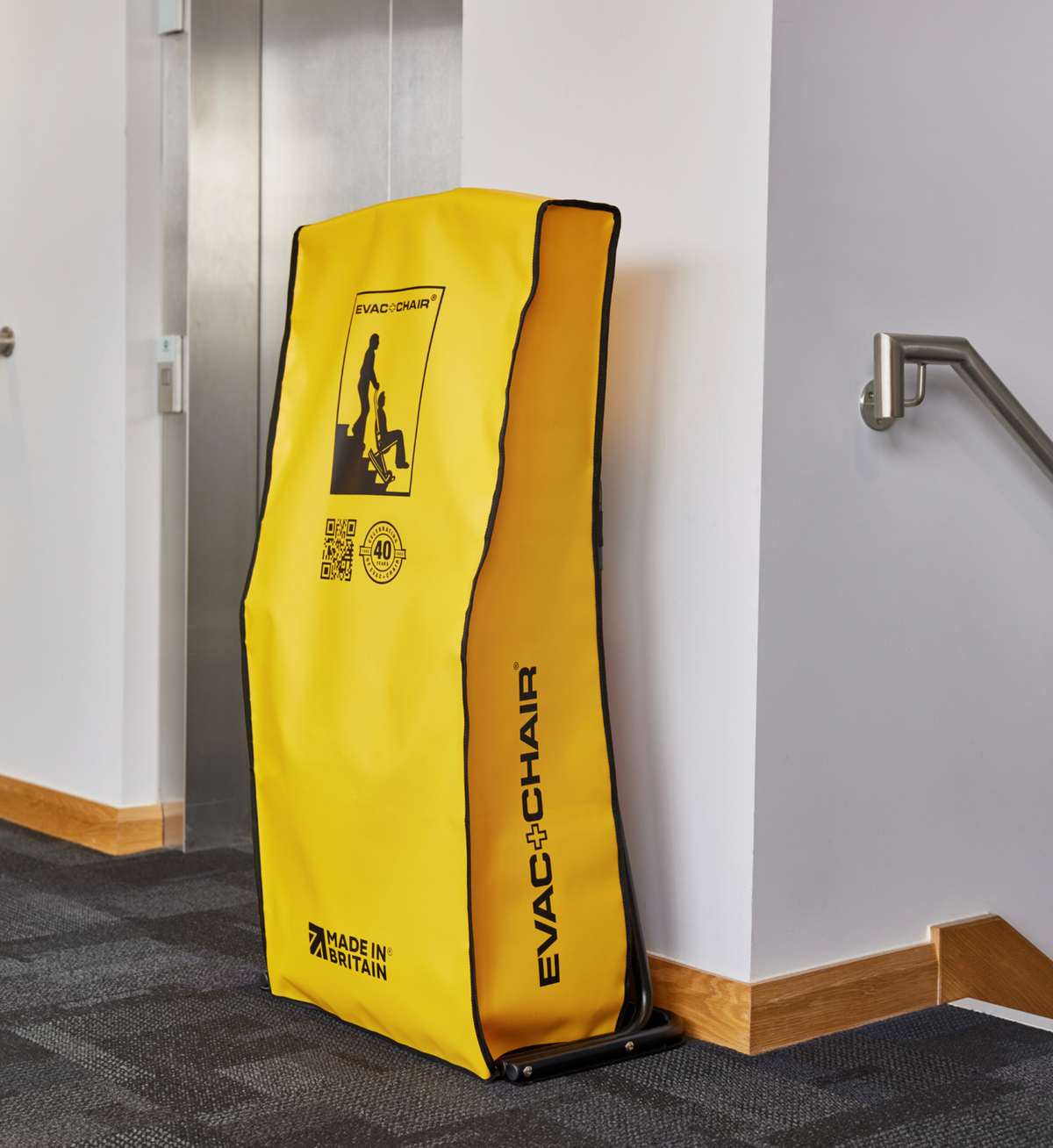 Evac + Chair 1000H Powered Evacuation Chair with cover