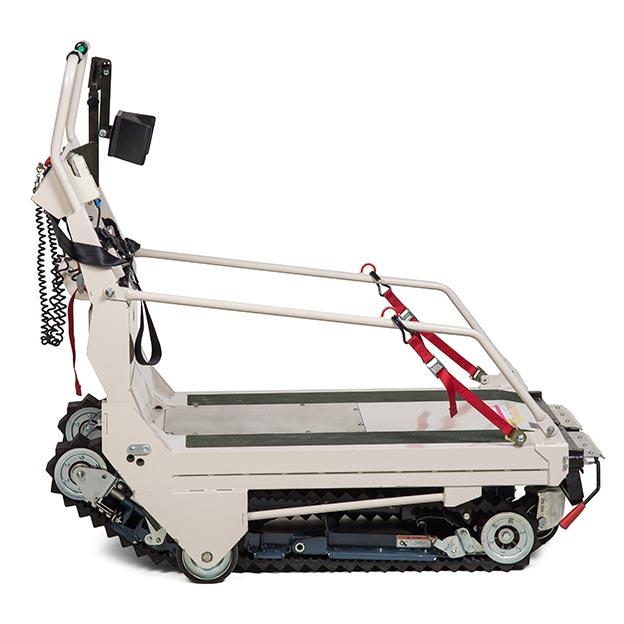 Evaccess Sunwa SUPER TRAC TRE-70 Powered Stair Climber side view