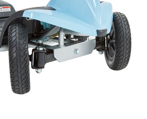 Motion Healthcare, Electric Evolite Mobility Scooter, lithium battery, light blue, front wheels