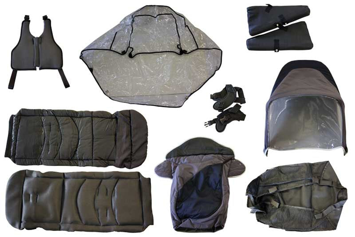 VanO Excel Elise Travel Buggy Accessories Bundle Blue