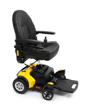 VanOs Excel Quest | Electric Powerchair Wheelchair yellow