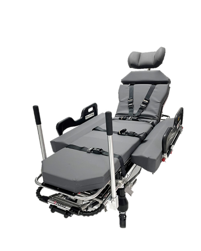 Ferno Megasus Bariatric Ambulance Trolley tilted view 2