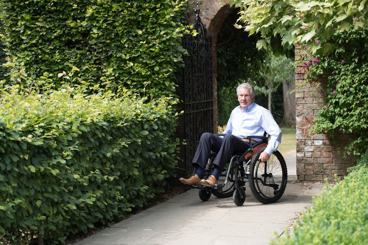 G-Explorer, Wheelchair, man using