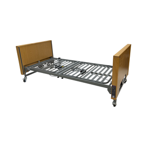 Harvest Healthcare Woburn Profiling Bed without side rails Comfortable, Reliable, and Feature-Rich Care Solution Infection Control Patient Safety Fall Prevention Front view