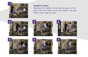 HealthCo Eva Mover Transfer Aid illustrated demo