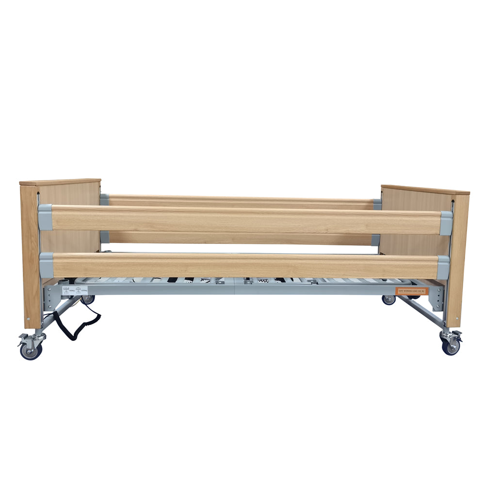 HealthCo Lola Homecare Profiling Bed side railing up 