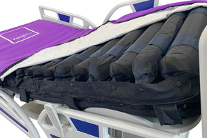 HealthCo Royal System Active Mattress on a bed partly covered