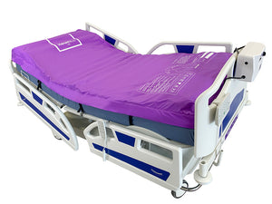 HealthCo Supreme System Active Mattress on a hospotal bed covered