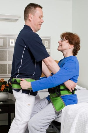 Hillrom Handy Belt used by patient and carer