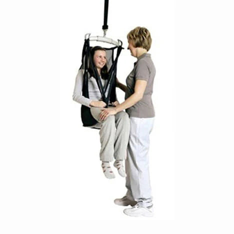 Hillrom Liko Silhouette Hoist Sling Model 22 In Use