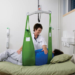 Hillrom Mulitstrap in use by patient