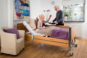 Invacare Accent Bed in use at home 