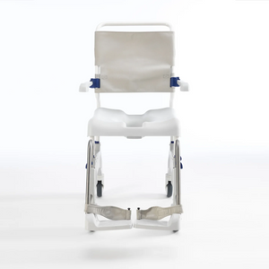 Invacare | Ocean Ergo XL Shower Chair Commode Height-Adjustable, Ergonomic Design for Enhanced Comfort and Independence  front view