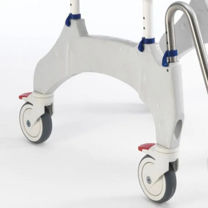 Invacare | Ocean Ergo XL Shower Chair Commode Height-Adjustable, Ergonomic Design for Enhanced Comfort and Independence legs wheel