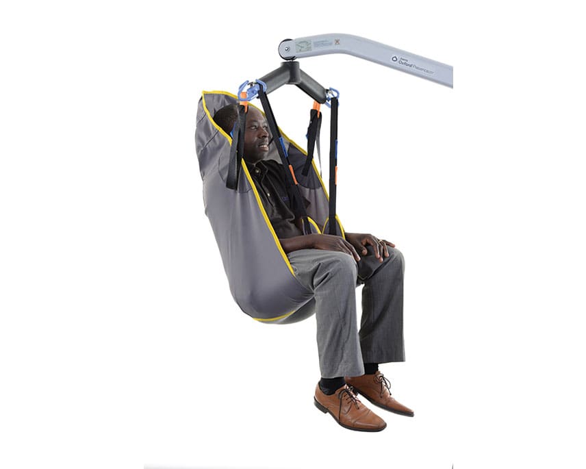 Joerns Oxford Full Body Sling Loops in use