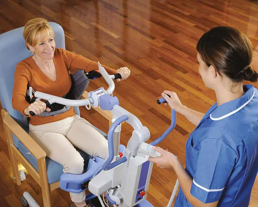 Joerns Oxford Journey Stand Aid in use