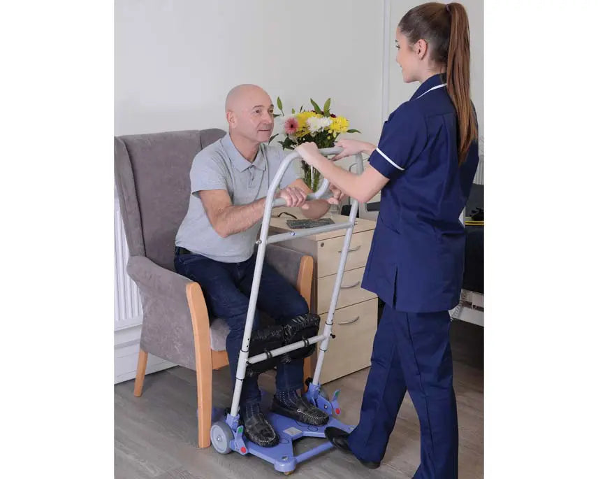 Joerns Oxford Switch Stand Aid in use