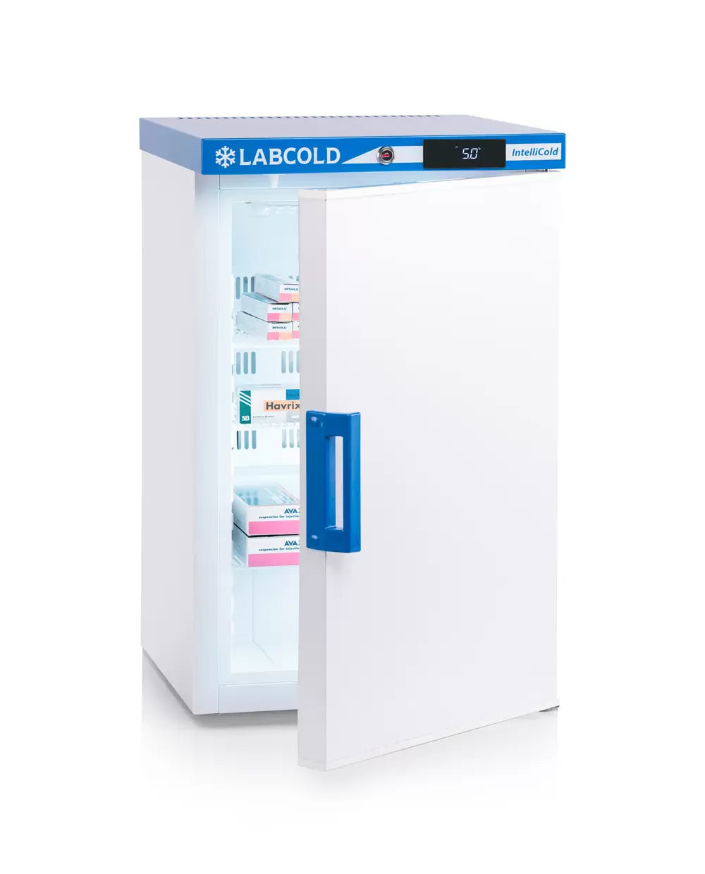 Labcold Bench top RLDF0219 Medical Fridge partly opened