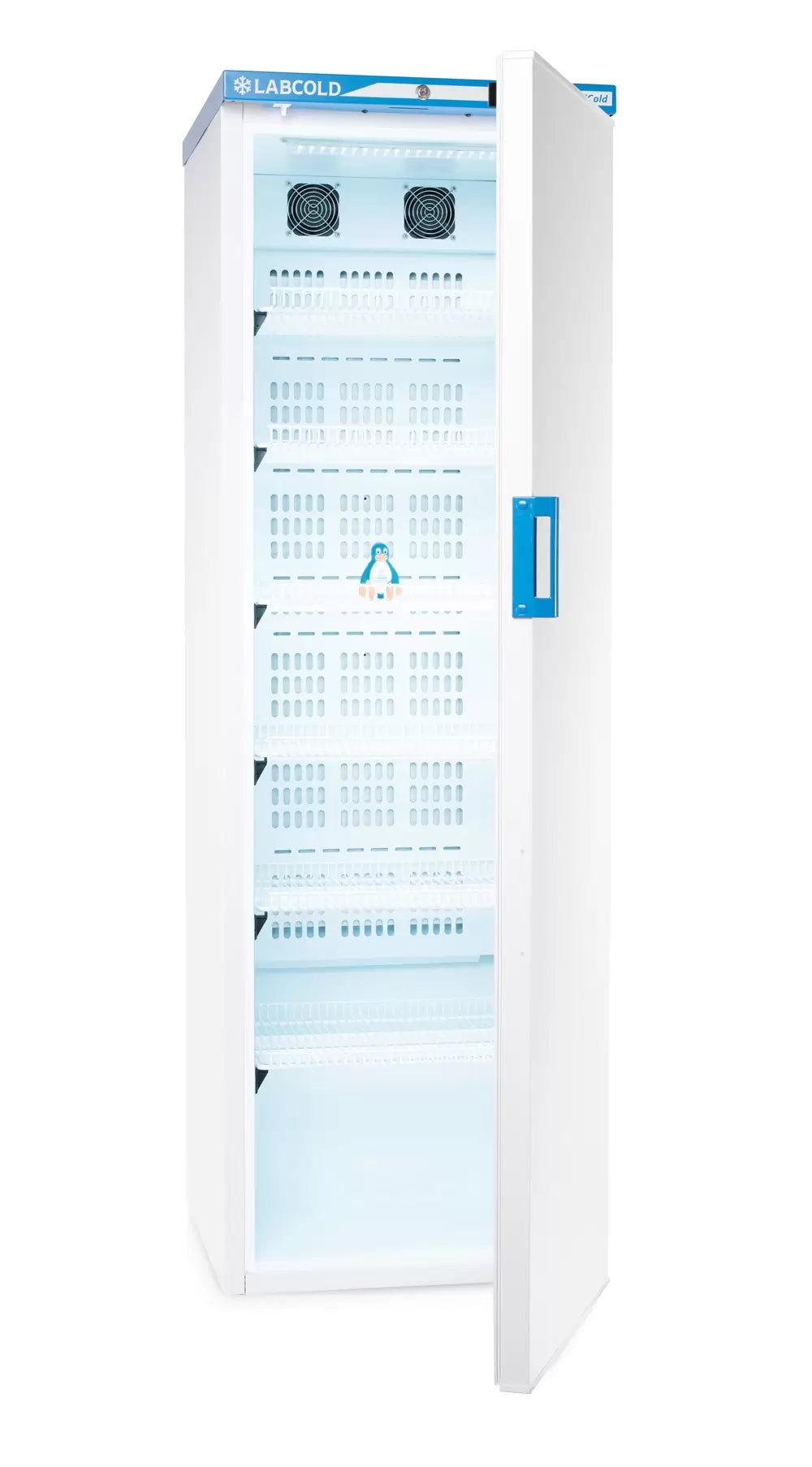 Labcold Free Standing RLDF1519 Medical Fridge opened and empty