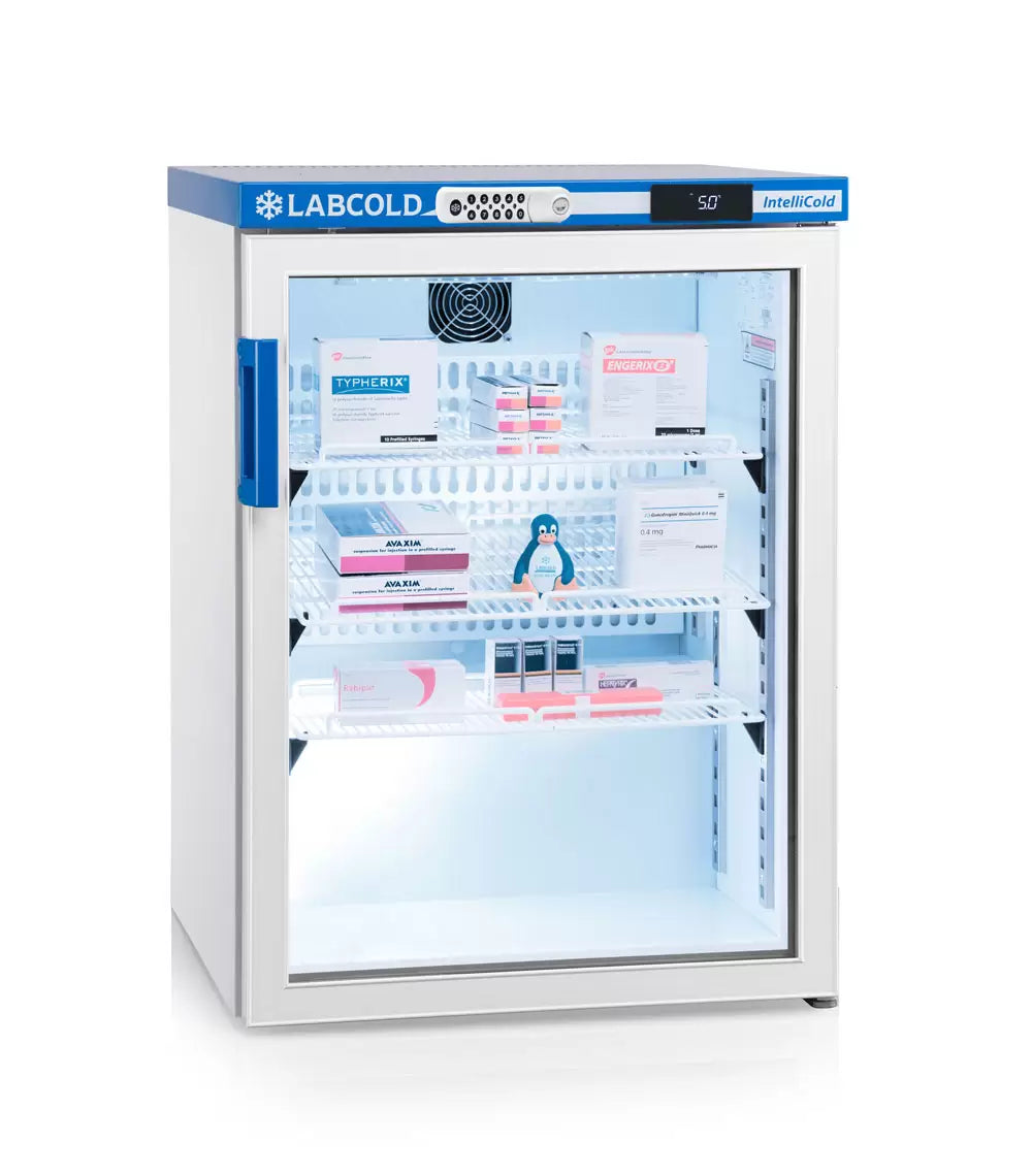 Labcold RLDG0519 Diglock Medical Fridge with vaccines stored inside