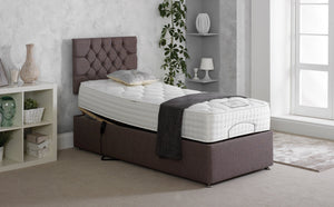 Adjust-A-Bed Linden Adjustable Electric Bed Frame With Orthopaedic Mattress