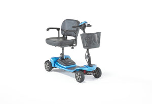 Blue Motion Healthcare Lithilite Pro, lightweight lithium battery Mobility Scooter Seat swivelling