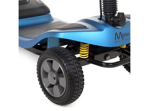 Blue Motion Healthcare Lithilite, lightweight lithium battery Mobility Scooter front wheels