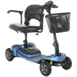 Blue Motion Healthcare Lithilite, lightweight lithium battery Mobility Scooter swivel chair