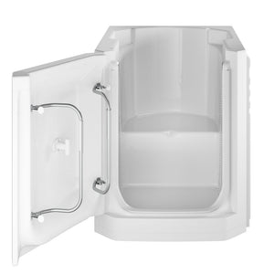 Mantaleda Ambiance Deep Soak Bath door open 