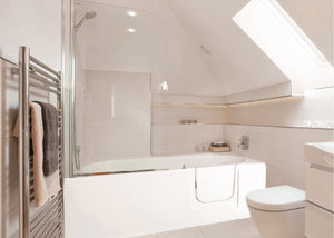 Mantaleda Avrail RV Walk-In Shower Bath installed