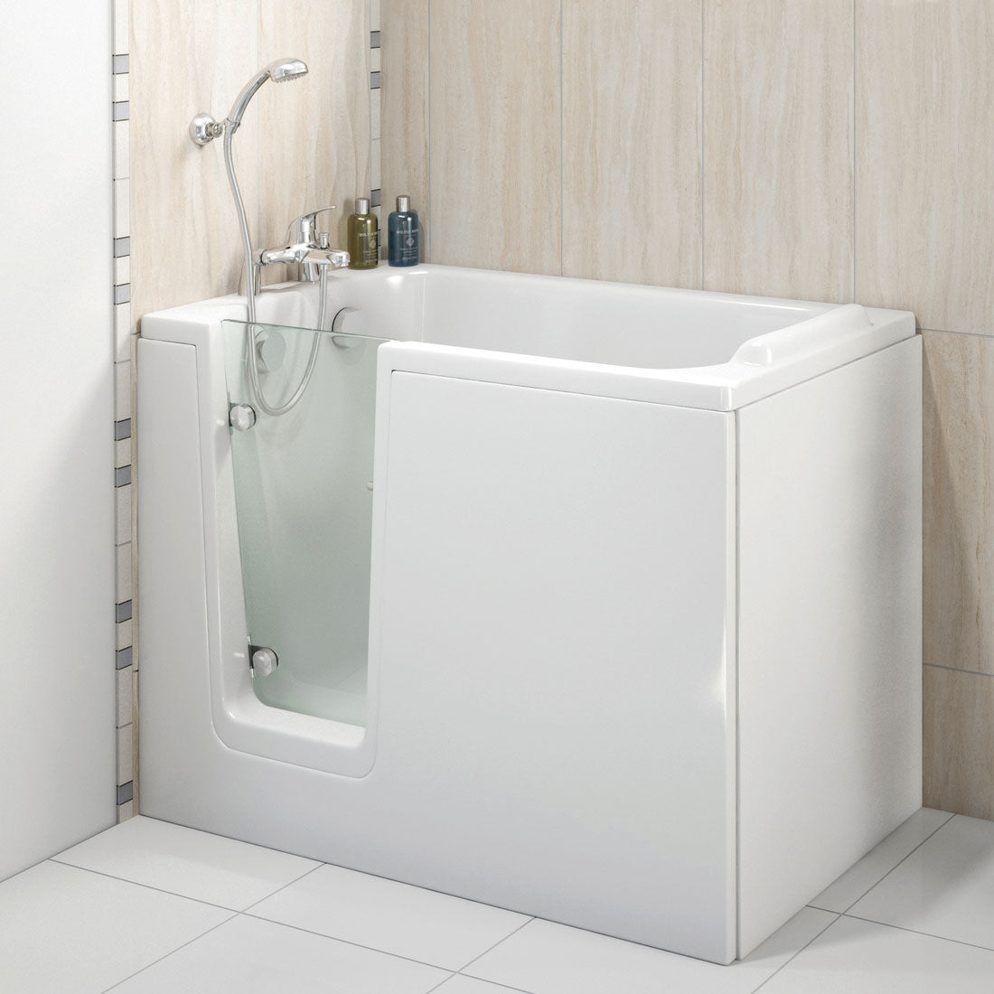 Mantaleda Priya Deep Soak Bath installed