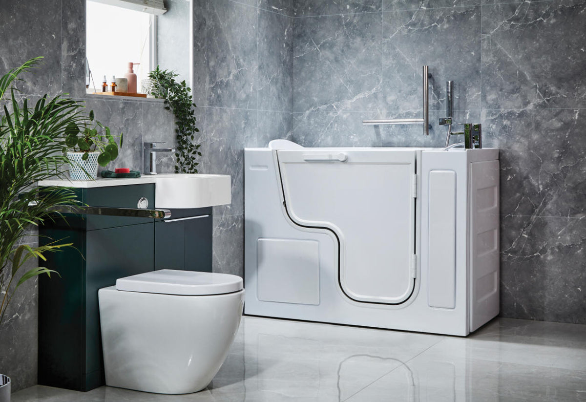 Mantaleda Tranquility Deep Soak Bath installed