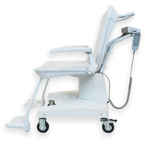 Marsden M-250 | Chair Scale with Stand Assist  | Remote-Controlled Convenience Side View