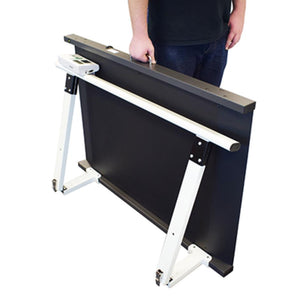 Marsden M-653 | Professional Wheelchair Scale with Folding Handrails Carry View