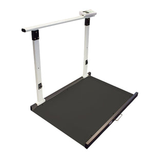 Marsden M-653 | Professional Wheelchair Scale with Folding Handrails