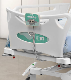 Direct Healthcare Group Matrix E30 Electric Hospital bed Footing and Controls