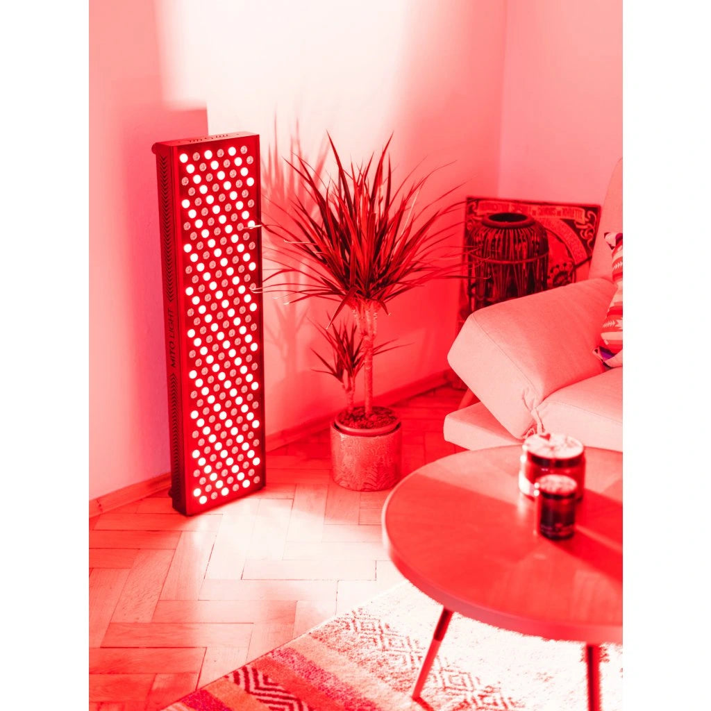 Mito Light Biohacker 3.0 Red Light Therapy in a living room 1