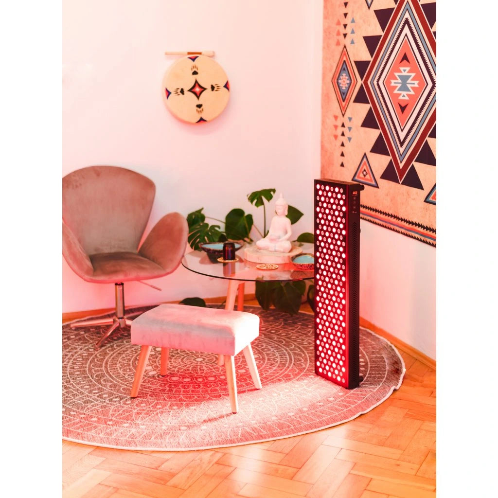 Mito Light Biohacker 3.0 Red Light Therapy in a living room 2