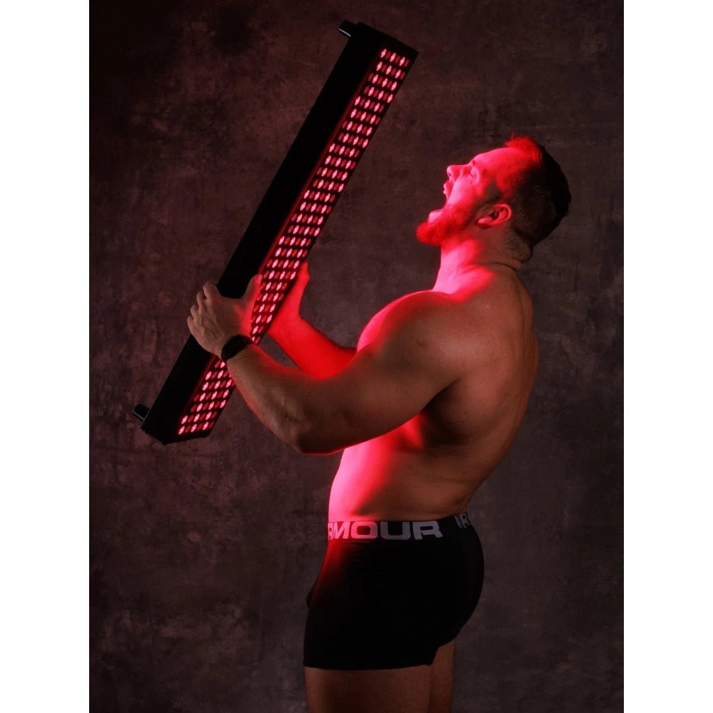 Mito Light Biohacker 3.0 Red Light Therapy in use by male user