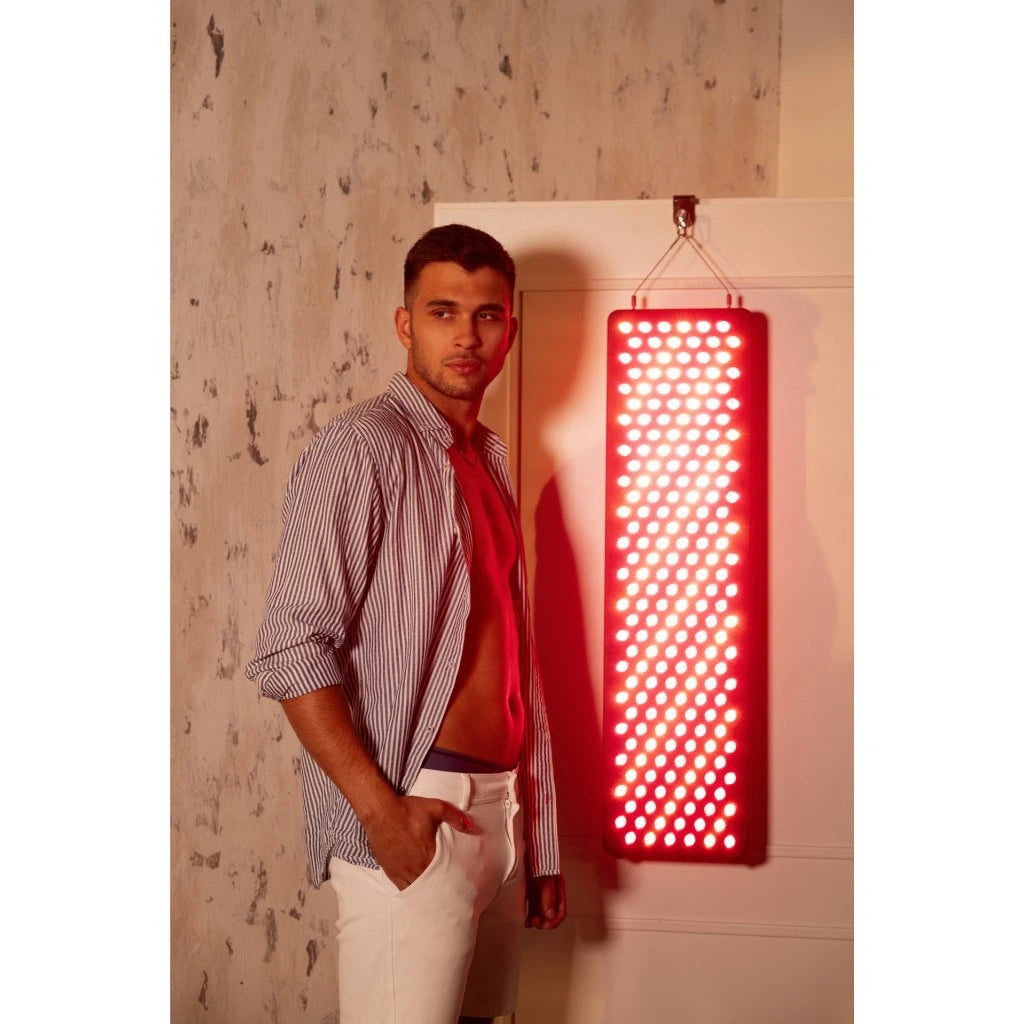 Mito Light Biohacker 4.0 Red Light Therapy in use by male user 3