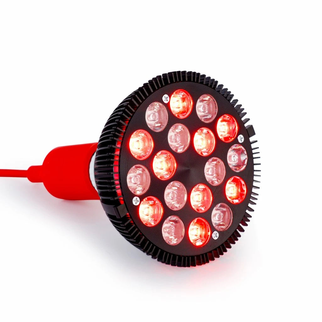 Mito Light Bulb 3.0 Red Light Therapy On Facing Right View