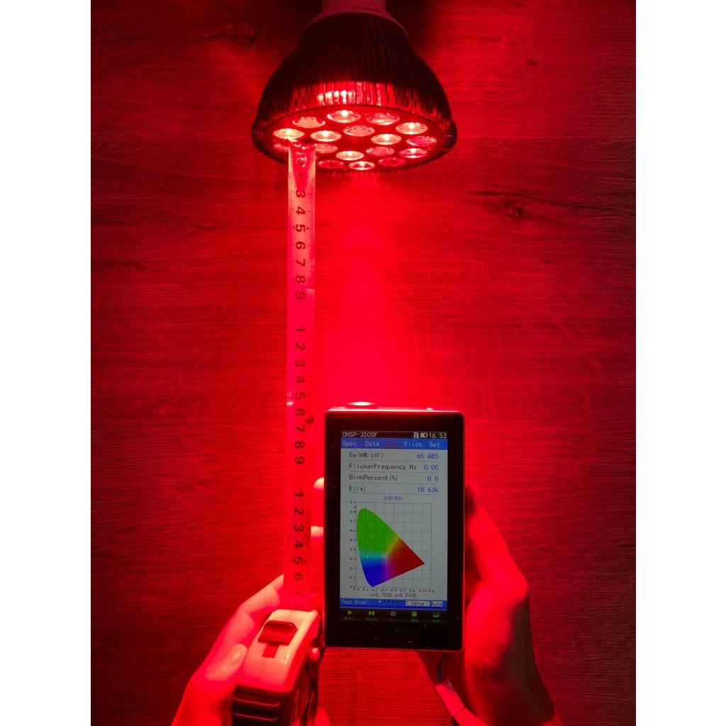 Mito Light Bulb 3.0 Red Light Therapy irradiance spectrometer 2