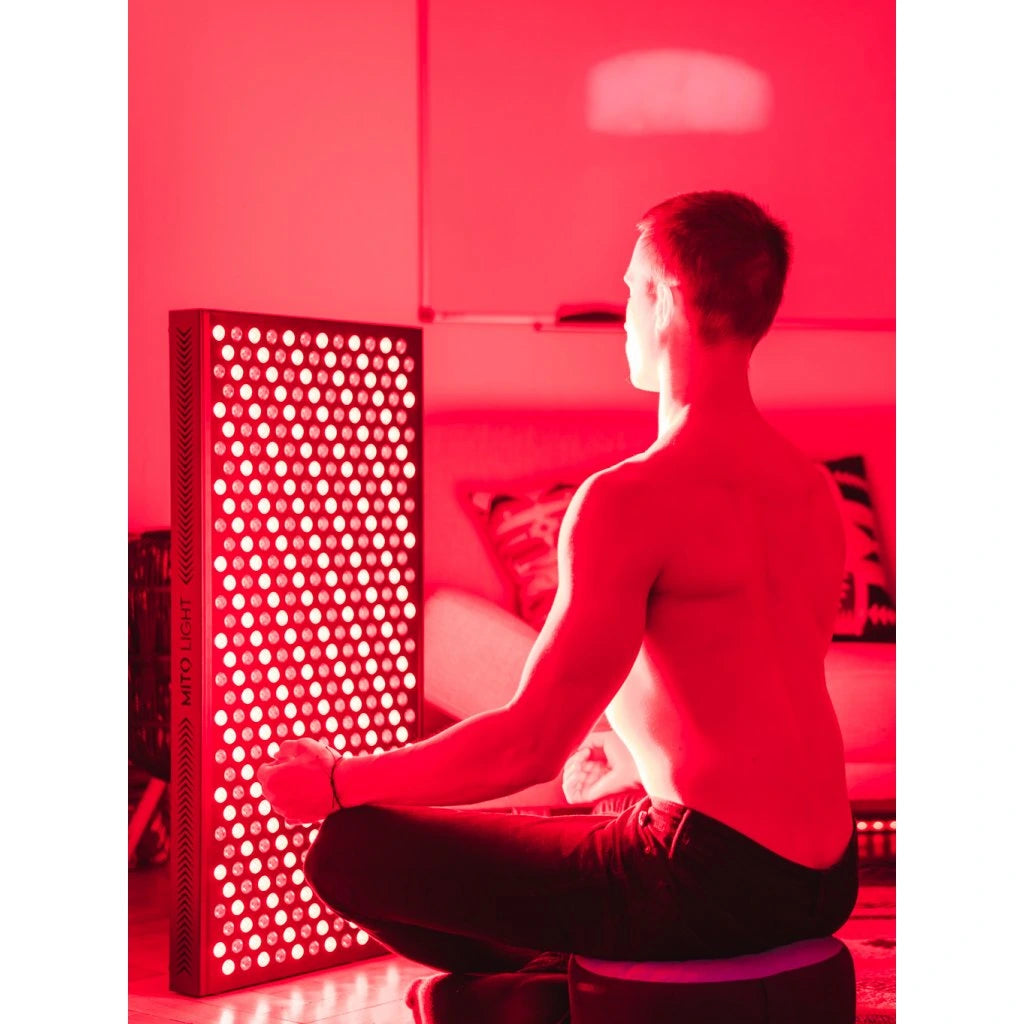 Mito Light Mitohacker 3.0 Red Light Therapy in use