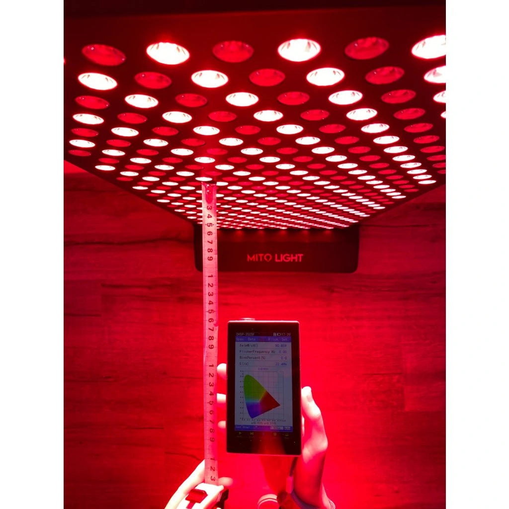 Mito Light Mitohacker 3.0 Red Light Therapy irradiance spectrometer 2