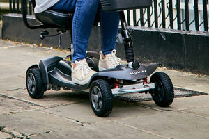 Motion Healthcare Alumina Pro Mobility Scooter super soft tyres and full suspension