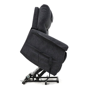 Motion Healthcare Hamdon Rise and Recline Chair assist to stand position full side view