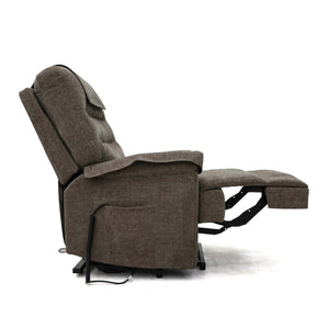 Motion Healthcare Lawson Rise and Recline Chair partly reclined 2 side view